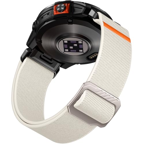 Laffav Armband für Garmin Fenix 6X/7X Pro, Nylon QuickFit 26mm Ersatzband für Fenix 5X/Plus, Instinct 2X Solar, Epix Pro Gen 2, Sternenlicht Laffav Armband für Garmin Fenix 6X/7X Pro, Nylon QuickFit 26mm Ersatzband für Fenix 5X/Plus, Instinct 2X Solar, Epix Pro Gen 2, Sternenlicht von Laffav