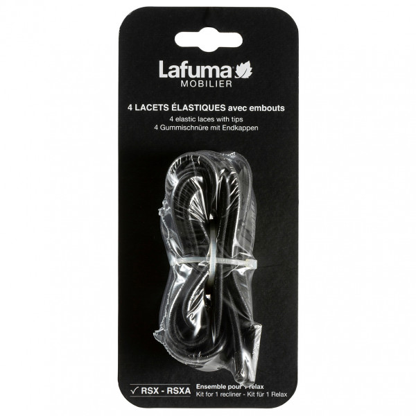 Lafuma Mobilier - Elastic Laces with Endings - Campingmöbel-Zubehör blanc;noir;orage von Lafuma Mobilier