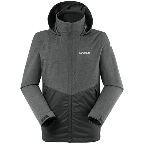 Lafuma - Access 3 in 1 Fleece JKT M - Herren-Schutzjacke - Wasserdicht und atmungsaktiv - Wandern, Trekking, Lifestyle - Grau von Lafuma