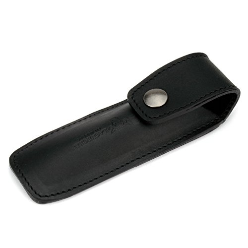 Laguiole en Aubrac Gürteletui -.Messertasche für 13 cm Laguiole Messer Modell Droit - Gürteltasche Leder schwarz von LAGUIOLE EN AUBRAC L