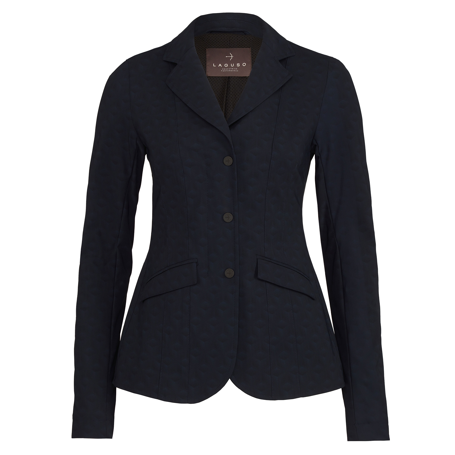 Jacket Jane Tec Midi 3D Navy von Laguso