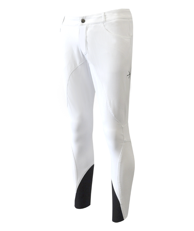 Jungs Reithose "Henry 5-Layer" White von Laguso