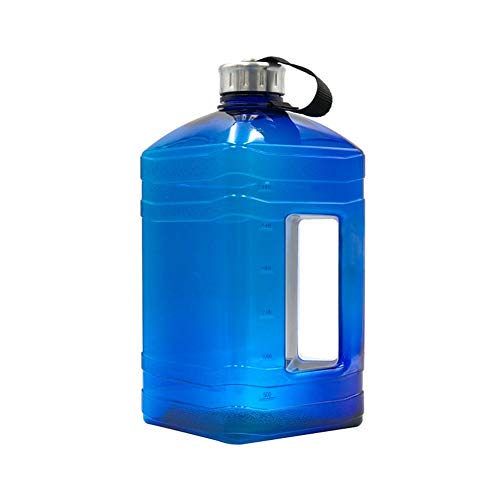 Wasserflasche Flasche 3,8 L Getränke Wasser Flasche Große Wasser Flasche Leichte Wasser Flasche Trinken Flaschen Für Erwachsene Blue,3.8l von LahAd