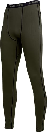 Lahti PRO Herren Thermo Unterhose Thermohosen Aktmungsaktiv Funktionsunterwäsche Männer Unterwäsche Laufhose Lang Hose Ski-Unterwäsche Leggings Schnelltrocknend | EN ISO 13688 | Grün | Größe: M von Lahti PRO