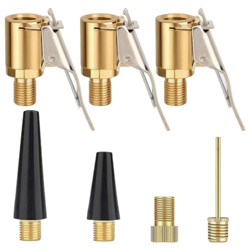 Laikoutd Universals Gate Adapter Reifen Gate Air Pumps Steckdüsen Düsen Messing Verriegelungsreifen Inflatordüsenadapter Einfach Zu Verwenden Reifenluft Chuck Clip Adapter von Laikoutd