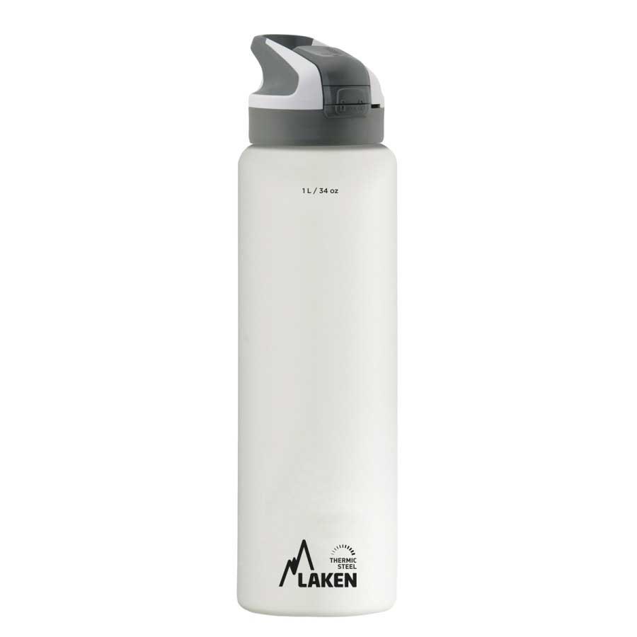 Laken Summit Thermal Bottle 1l Weiß von Laken