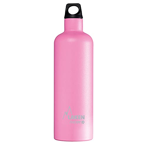 Laken Unisex – Erwachsene Futura Thermo 0,75 Liter, BPA frei, wiederverwendbar, recyelbar (schmale Öffnung) Lakenflasche 0,75 l, rosa, 0.75 von Laken