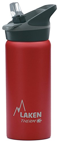 Laken Unisex – Erwachsene Thermoskanne-TJ5R Thermoskanne, Rot, 18/8-0.5L von Laken
