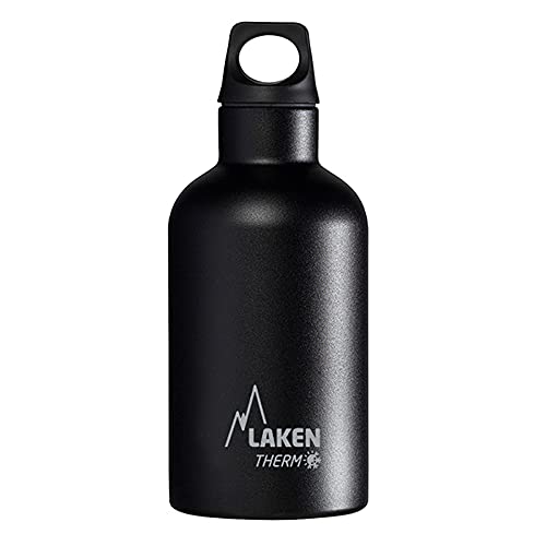Laken Trinkflasche Futura Schmal, Black, 0.35 Liter, TE3N von Laken