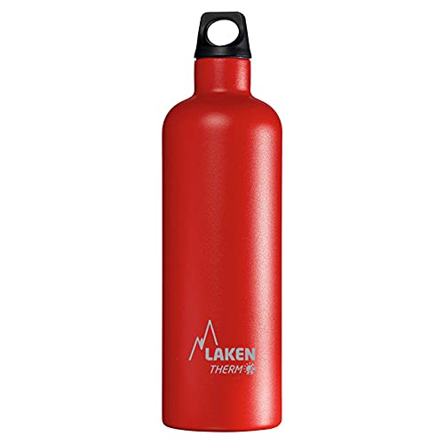 Laken Trinkflasche Futura Schmal, Red, 0.75 Liter, TE7R von Laken