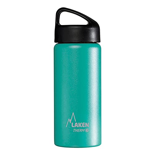 Laken Unisex – Erwachsene Thermoskanne-TA5VT Thermoskanne, Türkis, 18/8-0.5L von Laken