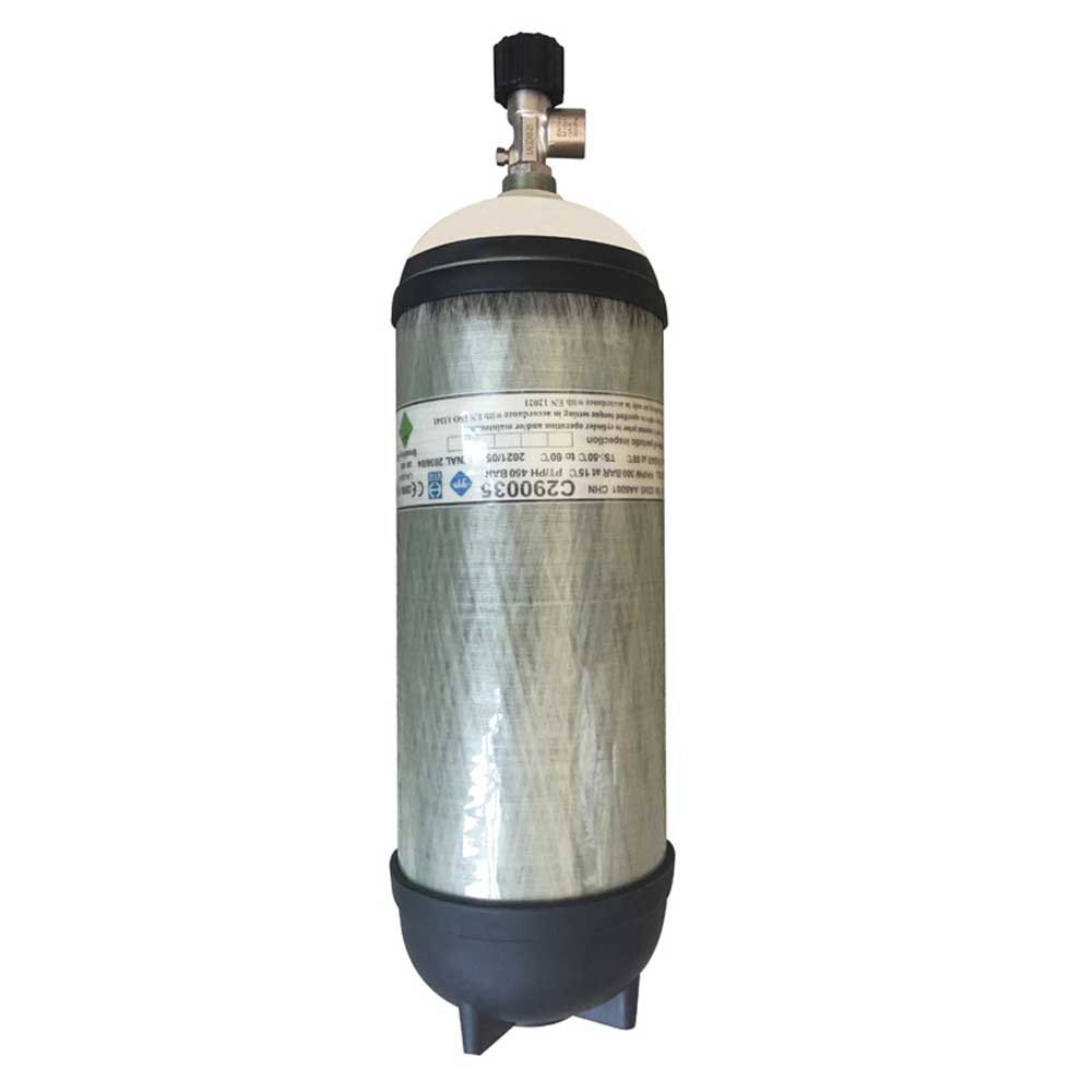 Lalizas Spare Compressed Air Cylinder 9l&valve 300bar Silber von Lalizas