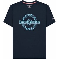 Lambretta Paisley Logo Herren T-Shirt SS1011-NAVY von Lambretta