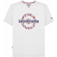 Lambretta Paisley Logo Herren T-Shirt SS1011-WHT von Lambretta