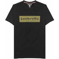 Lambretta Two Tone Box Herren T-Shirt SS0164-BLK GOLD von Lambretta