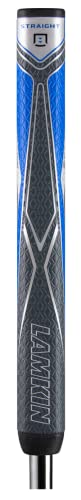 Lamkin Sinkfit Golfgriffe, Putter-Griffe, aus Polyurethan, gerade, mit Lamkin's Fingerabdruck-Technologie, grau/blau von Lamkin