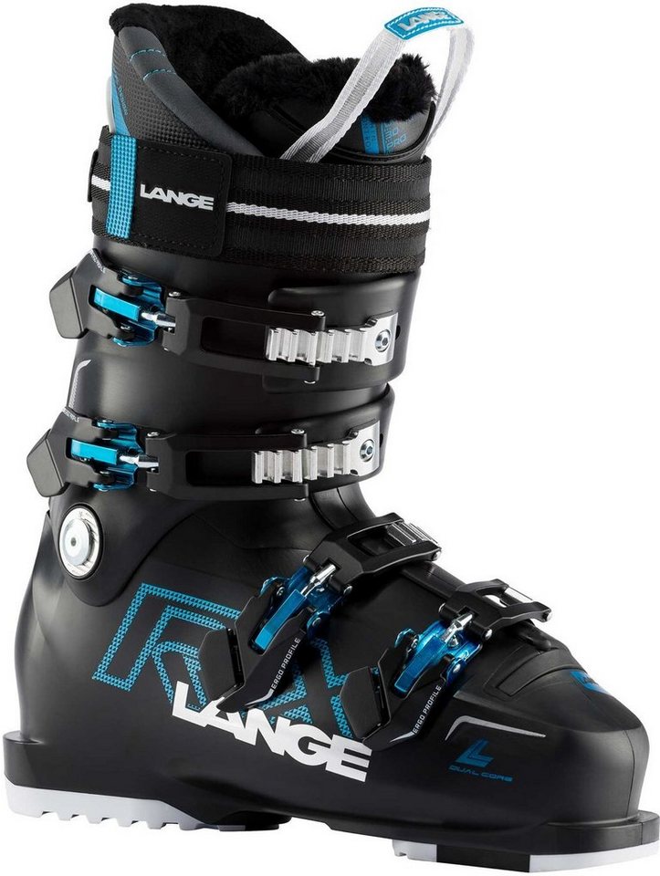 Lange RX 110 W (BLACK-ELEC. BLUE) Skischuh von Lange