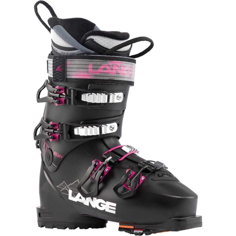 Lange Xt3 85 Mv No Pin Woman Alpine Ski Boots Schwarz 25.0 von Lange