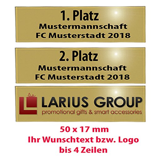 Larius Group Pokalschild Schilder (Pokale Trophäe) Pokal Gravurschild Türschild Pokalschilder von Larius Group