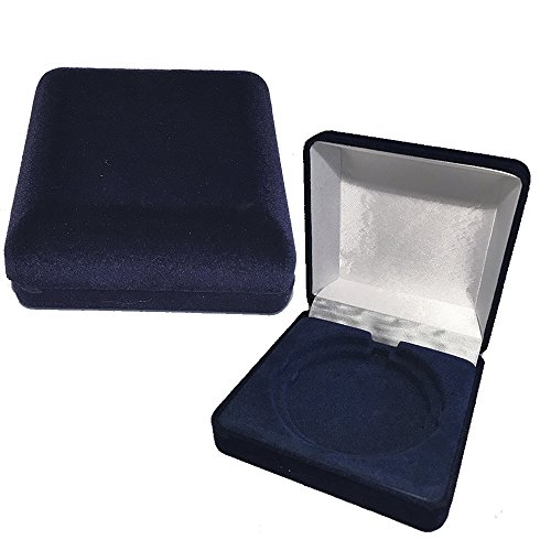 Larius Group Schachteln für Medaillen BZW Orden blau Schachtel für 70mm Souvenir (20) von Larius Group