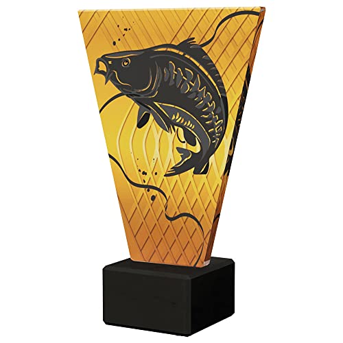 Larius Fisher Trophäe Fisch Figur Pokal Angeln - Bester Angler (Best Fisher XL, ohne Wunschtext) von Larius