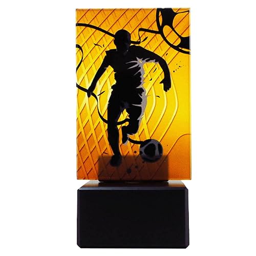 Larius Fußball Ehrenpreis - Pokal Trophäe Goldener Schuh Ball - Torschützenkönig (Fussball Champion, ohne Wunschtext) von Larius