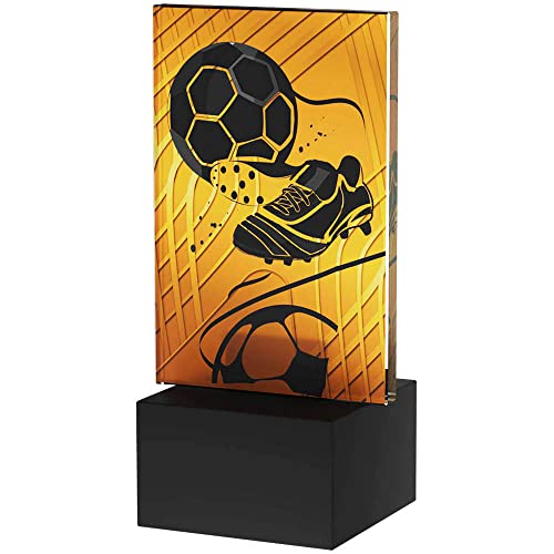 Larius Fußball Ehrenpreis - Pokal Trophäe Goldener Schuh Ball - Torschützenkönig (Fussball Hero, ohne Wunschtext) von Larius