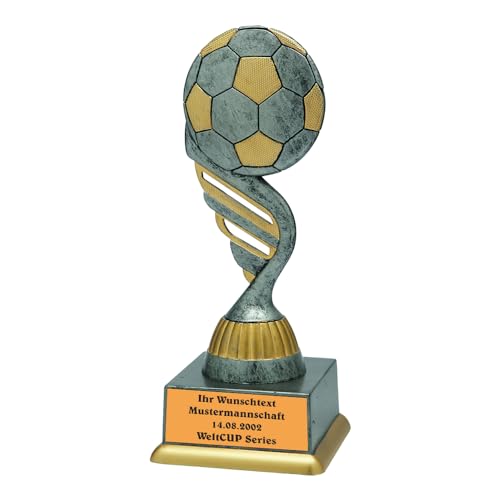 Larius Fußball Pokal Ehrenpreis Torschützenkönig Champion (mit Wunschtext, M) von Larius