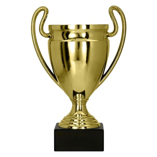 Larius Pokal Ehrenpreis - Universal Auszeichnung Trophäe mit/ohne Wunschtext (ohne Wunschtext, L) von Larius