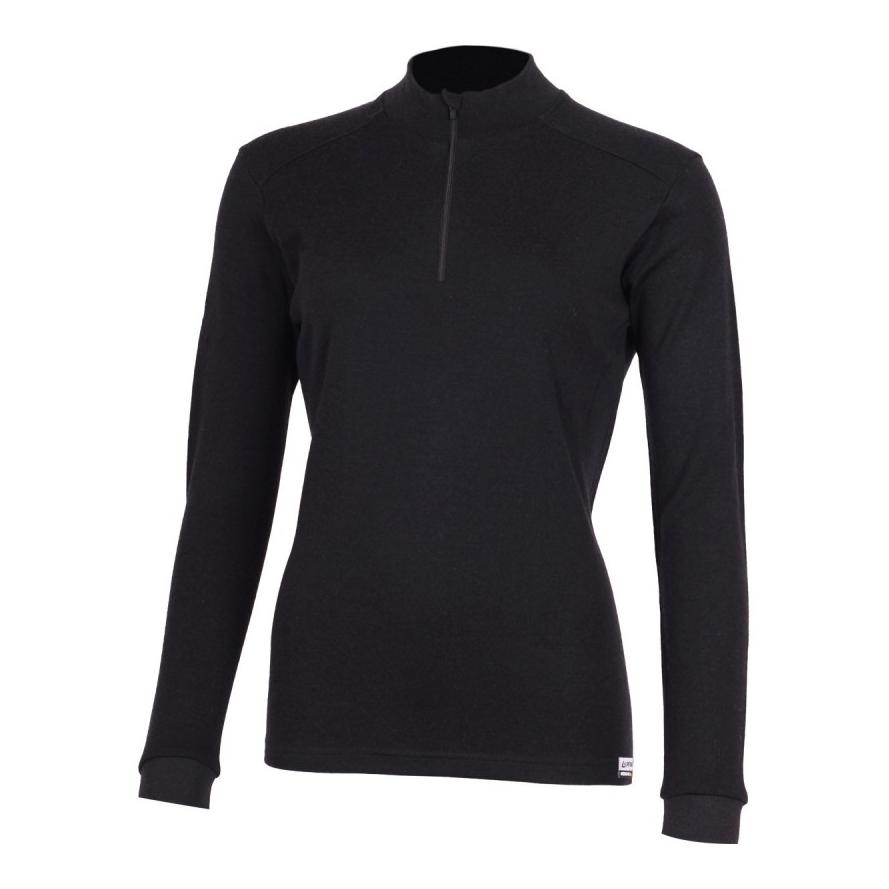 Lasting BESA Merino Frauen Sweatshirt, 230gr - schwarz von Lasting