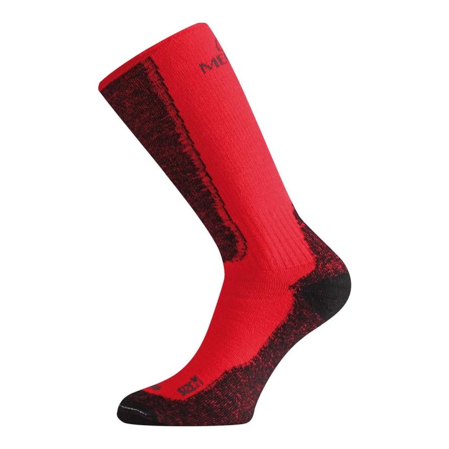 Lasting Warme Merino WSM Trekking-Socken - Rot - von Lasting