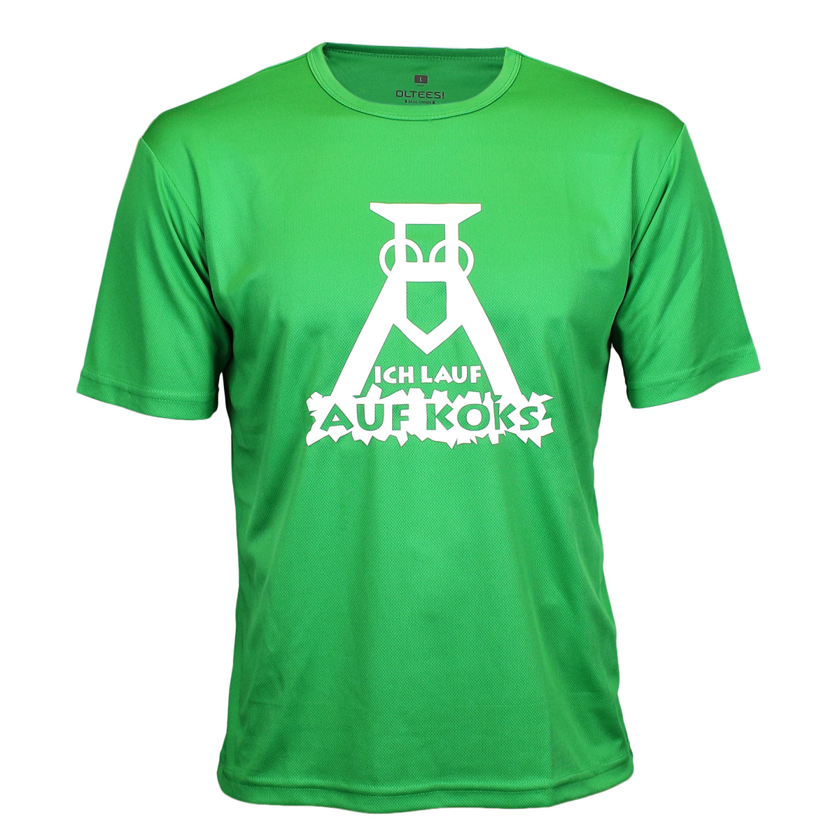 Ich lauf auf Koks Funktions T-Shirt kellygreen für Männers von Lauflust
