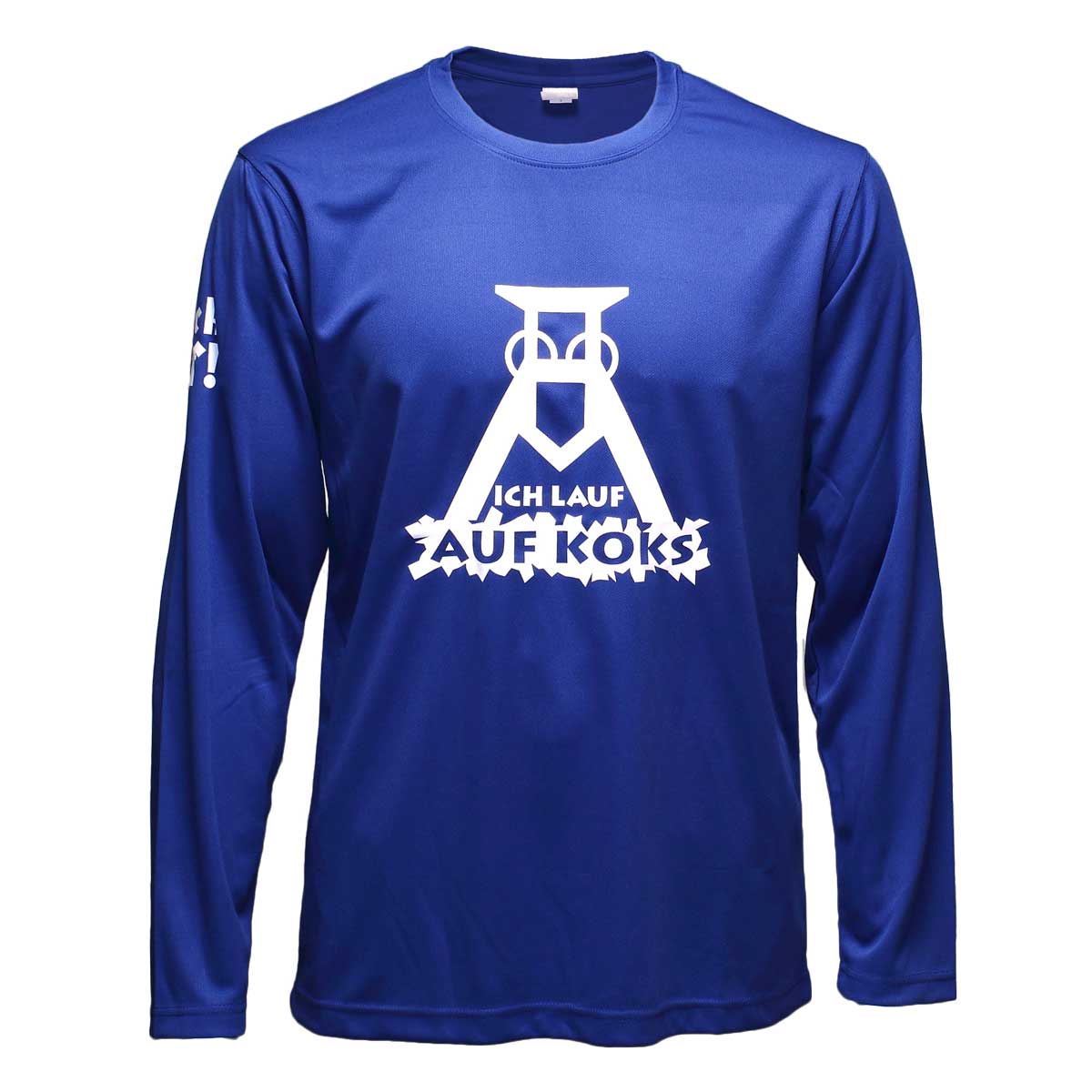 Ich lauf auf Koks Longsleeve für Männers |AKLSMRB| ROYAL BLUE von Lauflust