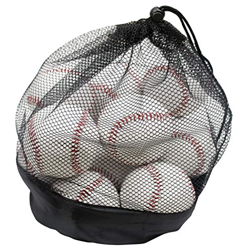 Lawei 12er Pack Baseball bälle Offiziel Freizeitgebrauch Korkbälle für Jugendliche Erwachsene ohne Makierung & Lederüberzug, Standardgröße von Lawei