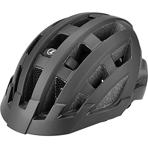 LAZER Casco Petit DLX + Netz + LED Helm, Mattschwarz (schwarz), Einheitsgröße von Lazer