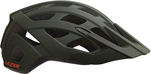 Lazer Unisex-Erwachsene Helmet Roller Helm, Dunkelgrün (Matte Green + Nett) (Mehrfarbig), L von Lazer