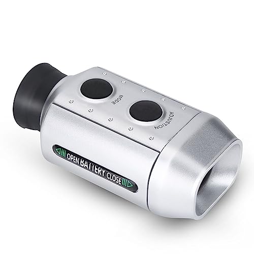 Golf-Entfernungsmesser, Outdoor-Handheld-Monokular-Teleskop-Entfernungsmesser-Entfernungsmesser-Tester Golf Laser (Silber) von Lazmin
