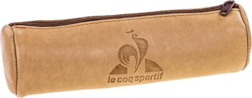 Le Coq Sportif Federmäppchen, rund, 22 x 6 cm, Leder von Oxford