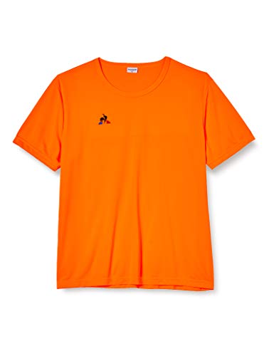Le Coq Sportif Damen N°1 Maillot Match Mc Fluo Unterhemd, Orange neon, XL von Le Coq Sportif