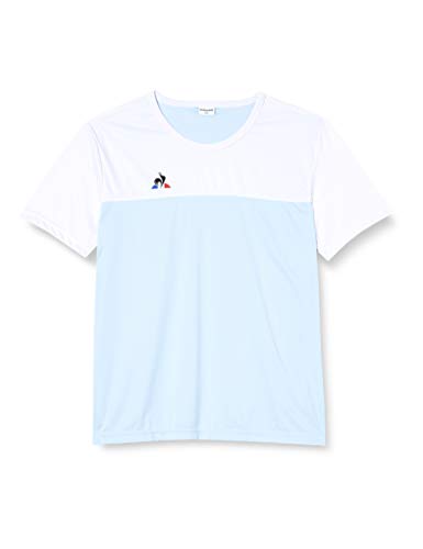 Le Coq Sportif Damen N°3 Maillot Match Mc Blue Optical WHI Unterhemd, Blau 92/optisches Weiß, XL von Le Coq Sportif