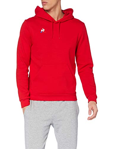 Le Coq Sportif Herren Hoody Presentation Coton Sweatshirt, Pur Rouge (rot), XL von Le Coq Sportif