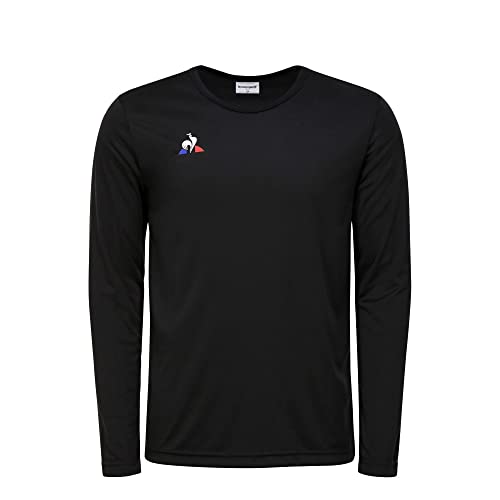 Le Coq Sportif Kinder N°1 Maillot Match Enfant Ml Black Unterhemd, schwarz, 8A von Le Coq Sportif