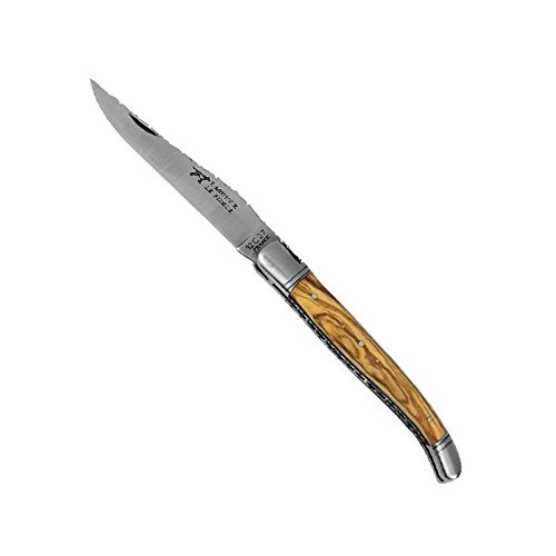 Le Fidele Messer Laguiole geschmiedet Olivenholzgriff, 72344 von Le Fidele