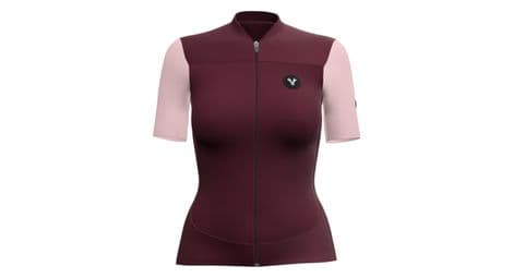 lebram ventoux uni damen kurzarmtrikot framboise von LeBram