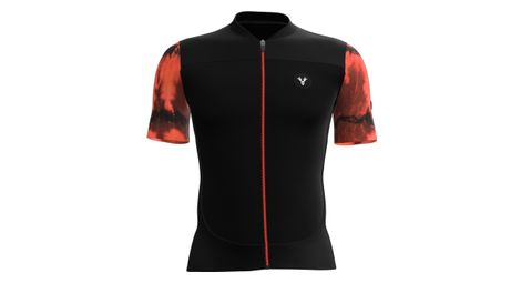 lebram ventoux element kurzarmtrikot orange schwarz von LeBram