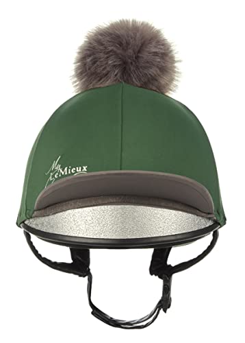 LeMieux Pompom-Mütze, Seide, Jägergrün Hut, Hunter Green, Einheitsgröße von LeMieux
