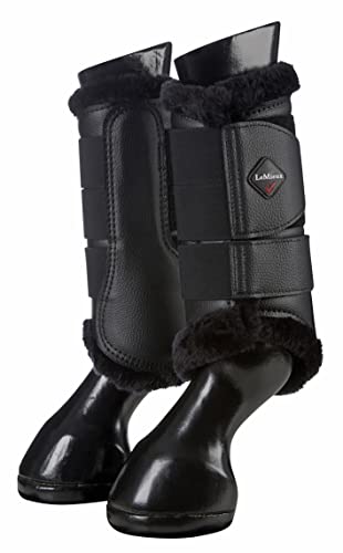 LeMieux Pro Sport Fleece Lined Brushing Boots Medium Black von LeMieux