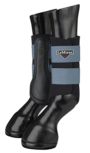 LeMieux Prosport Grafter Gamaschen Paar Hufeisen & Stiefel, Eisblauer Pfropfer, L von LeMieux