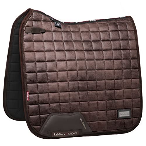 LeMieux Schabracke Rhone Dressage Square Espresso HW22, Größe:L von LeMieux