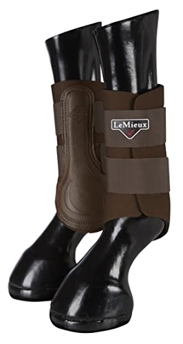 LeMieux Unisex-Erwachsene Prosport Grafter Brushing Boots Pair Bürsten Stiefel, braun, XL von LeMieux